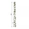 3 pcs Assorted Faux Butterfly Flowers Garlands Willow Greenery Leaves Party